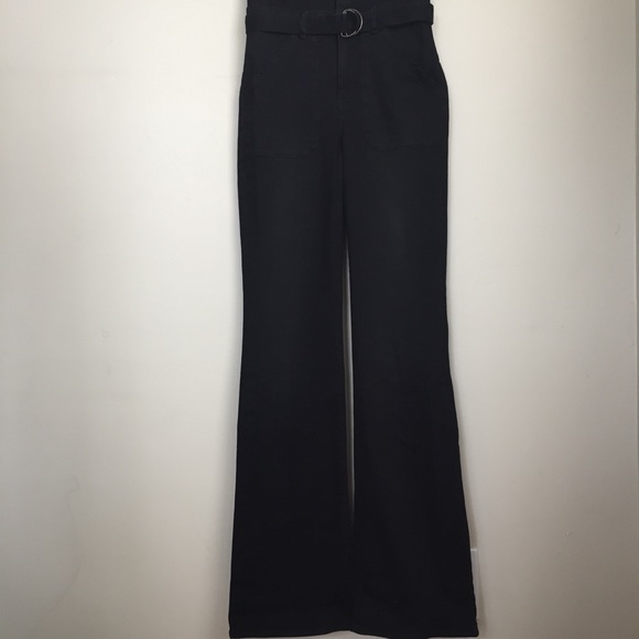 Ba&sh Black denim jumpsuit retro vintage style 70s hippie jean romper designer - Picture 7 of 11